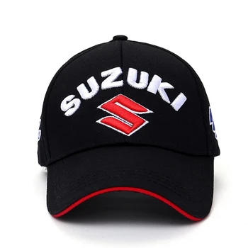 Automobilių ir motociklų sporto Dviračiu Bžūp laišką Siuvinėjimo golfo hip-hop kepurės medvilnės Snapback skrybėlę Lenktynių skrybėlę Lauke, Sporto Suzuki 50977