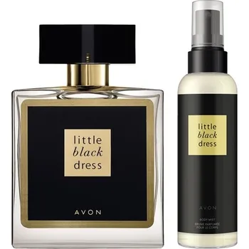 Avon Little Black Dress Kvepalai ir Kūno Purškalas Nustatyti Ekonomikos Paketo Privalumas Originalas