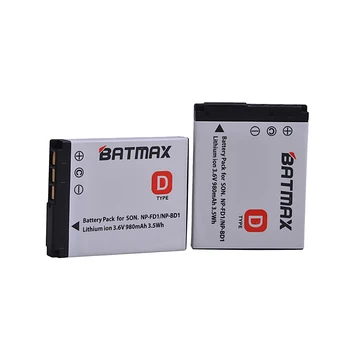 Batmax NP-FD1 NP-BD1 Fotoaparato Baterija+LED Dual USB Įkroviklis sony DSC T300 TX1 T900 T700 T500 T200 T77 T900 T90 T70 T2 G3 S930