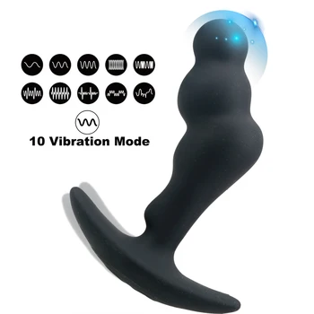 Belaidis Nuotolinio Valdymo Vyrų Masturbator G Spot Vibratorius Žmogaus Išangę Prostatos Massager Vibruojantis Analinis Kaištis Suaugusiųjų Sekso Žaislai 10474
