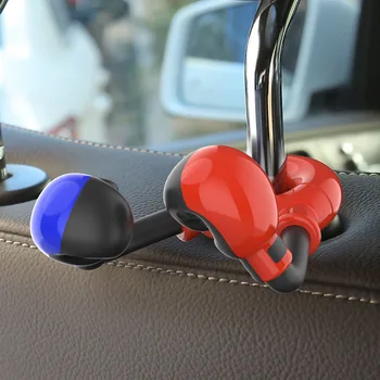 Bendrasis Automobilio Kablio Paslėptas Sėdynės atlošo Kablys Mielas Animacinių filmų Pagalvėlės Boksas Modelis Auto Daugiafunkcinis Kablys Bag Auto Užtrauktuku Įrašą
