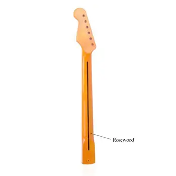 Blizgesys-22 VNT. elektrinės gitaros kaklo rankena Klevas fingerboard Strat Stratocaste su nugaros vidurio Gitara Priedai 4242