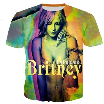 Britney Spears marškinėliai vyrams/moterims 3D spausdinti marškinėliai atsitiktinis Harajuku stiliaus marškinėlius streetwear viršūnes dropshipping 88146