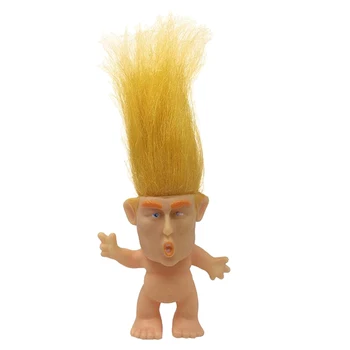 Charakterį Pasakų Vintage Stiliaus Troll Lėlės Pav Žaislai, Plastikiniai Magija Ilgai Spalvų Plaukų Pasisekė Lėlės Vaikas Žaisti Žaislas