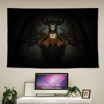 Diablo IV HD Žaidimas Plakatas Lilit Poilsio Namų Dekoro Butas Apdailos Dažymo Miegamojo Sienos Lipdukai, Drobės Paveikslų Plakatas 171806