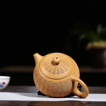 Didelė talpa 320ml Yixing arbatos puodą raudonos molio Xishi arbatinukas Autentiškas Rankų darbo Teaware Kinijos oolong arbata virdulys dovanos 189314