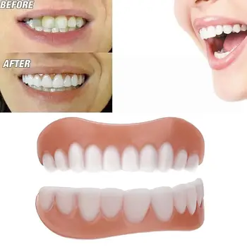 Dirbtiniai Dantys Dantų Padengti Puikus Juoktis Laminatės dantų Protezų Higienos Petnešos Netikrą Už Dantų Priemonės Apima Pasta Kosmetikos Žodžiu H7C3 5498