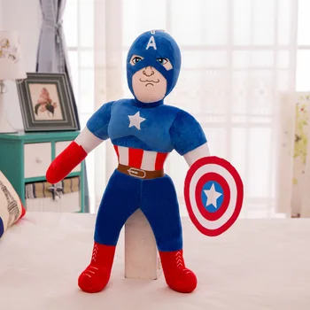 Disney Pliušas Žaislai Marvel Keršytojas Minkšta Pagalvėlė Įdaryti Herojus Kapitonas Amerika Shield Movie Animacija Lėlės Vaikai, Vaikai, Berniukas Dovanos 95644