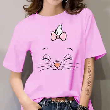 Drabužių DisneyThe Aristocat Marie Veido marškinėliai 6890