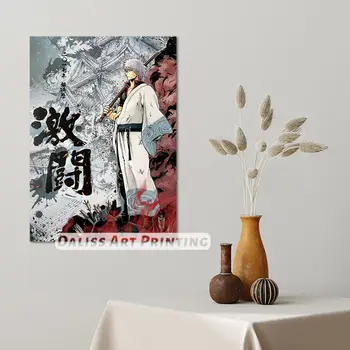 Drobė Anime Gintoki Gintama Nuotraukas, Namų Dekoravimas Paveikslų, Plakatų HD Spaudinių Sienos Meno Modulinės Kambarį Įrėminti 1116