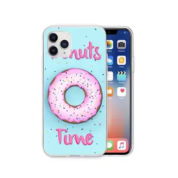 Dunkin Donuts Skaidraus mobiliojo Telefono dėklas Skirtas IPhone 12 11 Pro Max Xs X Xr 7 8 6 6s Plius 5 5s Se 2020 Aišku, Padengti