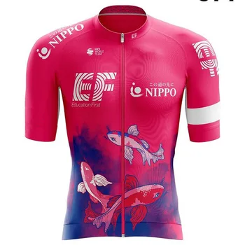 Dviračių Jersey Aero EF Pro Komandos Dviratį Marškinėliai Pink Viršūnes Dėvėti Divisa Maillot Dviračių Suknelė Quick Dry Camisa Tricota Ciclismo Hombre