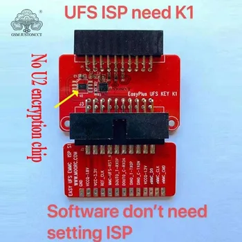 Easyplus UFS klavišą EMMSP ISP 2 in 1 adapteris paramos Lengva jtag lauke UFS BGA-254 / ICFriend pakeisti įrankį adapteris ( Nėra užkoduotas SSD )
