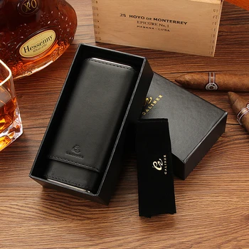 GALINER Nešiojamų Cigarų Humidoras Lange Kelionės Cigarų Atveju Oda, Kedras Humidoras Cigarų Priedai Priemonė, Dovanų Dėžutėje 10188