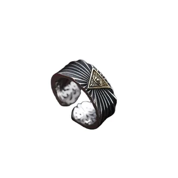 Golden Eye Horo Reguliuojamas Retro Žiedai Gotikos Akių Dievo Vyrai Žiedas Klubo Brolių Dovana Šaliai, Papuošalai, Aksesuarai, 58879