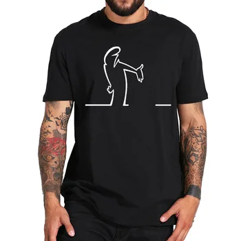 Grote Ruimte Miestelyje T-shirt Balum La Linea Grappige Grafische Marškinėlius Katoen Comfortabele Premium Camisetas 81392