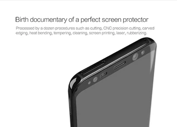 Grūdintas Stiklas Samsung S8 Stiklo Screen Protector NILLKIN 3D CP+ Max Anti-Sprogo Plėvelės Samsung Galaxy S8 48908