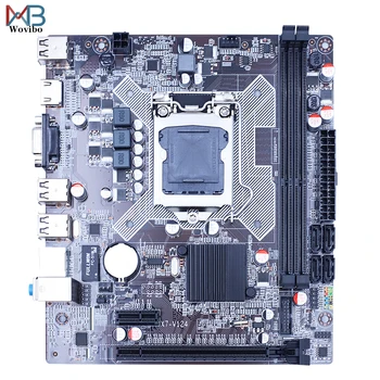 H61 LGA 1155 Plokštė DDR3 Dual Kanalų Atminties 16G Intel LGA1155 Core I3 I5 I7 Xeon CPU Kompiuterio Mainboard Placa mae 125373