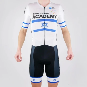 Izraelis 2021 pro komandos vyrai triatlonas tiktų dviračių trumpomis rankovėmis jersey Jumpsuit drabužių Čempionas dviratį MTB ropa ciclismo skinsuit
