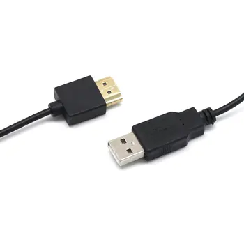 Išmanųjį Įrenginį Nešiojamas Maitinimo Kabelis HDMl Kabelis Vyrų-Famel HDMl į USB Maitinimo Kabelis, USB HDMl Kabelis 0,5 m 47061