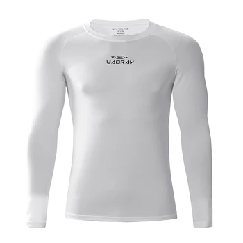 J2365 -fitneso Treniruotės vyrams trumpomis rankovėmis marškinėliai vyrams šilumos raumenų kultūrizmo dėvėti suspaudimo Elastinga Slim naudotis drabužiai 90381