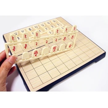 Japonija Šogi Magnetinio Sulankstomas Japonijos Šachmatai stalo Žaidimas Žvalgybos Žaislas 25×25×2cm