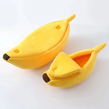 Katė Lova Šuo Mielas Bananų Formos Namų Augintinio Kilimėlis Nešiojamų Pagalvėlės Tvirtos Uždarytas Juokinga Veislynas Kūrybiškumą Prekes