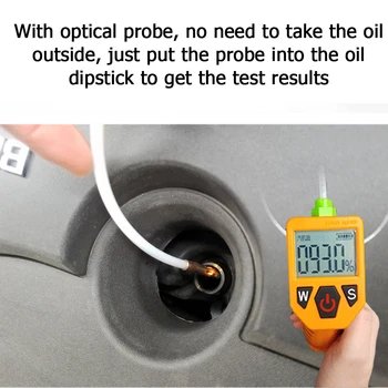 Kišeninis Skaitmeninis Variklio Alyva Testeriai Auto Patikrinkite Alyvos Kokybės Detektorius LED Ekranas, Dujų Analizatorius Automobilio Testavimo Įrankiai