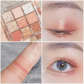 Korėjos Kosmetika Blizgučiai Rožinė Eyeshadows Paletės Eyeshadow Didmeninė Makiažas Kosmetikos Makeups Moterų Profesinės Pigmentas 6863