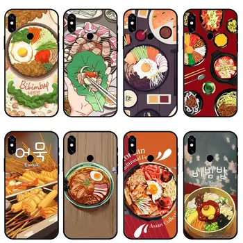 Korėjos maisto Telefoną Atveju Xiaomi Redmi pastaba 7 8 9 pro 8T 9S Mi 10 Pastaba pro Lite