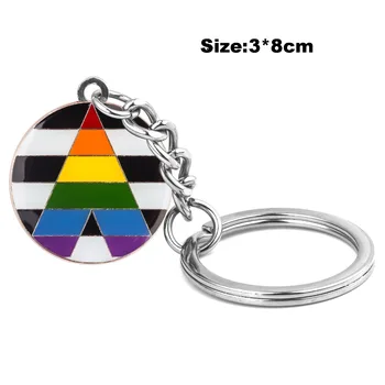 LGBT Riebalų Fetišas Pasididžiavimas Turas Keychain Metalo paketų prižiūrėtojų raktinę Mados Juvelyrikos Mėgėjams XY0305-N