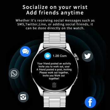 LIGE 2021 Naujas Vyrų Smart Watch 