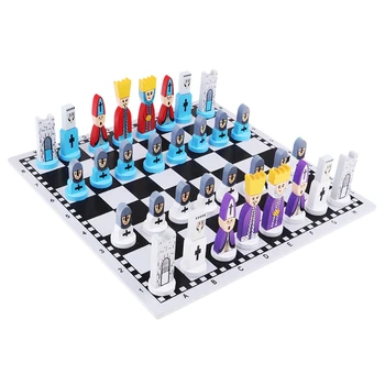 Lovoski 2 in 1 Keliauti Magnetiniai Šachmatai ir Šaškės Žaidimas 11.88 cm