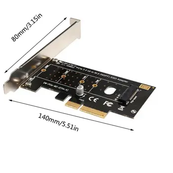 M. 2 Nvme SSD NGFF, kad PCIE 3.0 X4 Adapteris Klavišą M Interface Card Full Speed 6gbps Adapteris ONLENY 60072