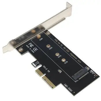 M key M. 2 NVMe SSD į PCIe Adapter Card PCI Express 3.0 x4 2230 2242 2260 2280 Dydis M. 2 SSD Stove Kortelės palaikymas PCI-E X4, X8, X16 25115