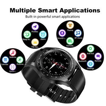 Mados Sporto Smart Watch Vyrų Fitneso Priminimas Paramos SIM TF Kortelę Karštam Vandeniui Silikonas, Elektroniniai Laikrodžiai 11662