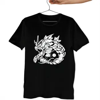 Magikarp Marškinėliai Dragon Force T-Shirt Grafikos Nuostabus Marškinėliai, Mados Trumpas Rankovės 5x Marškinėlius 56708