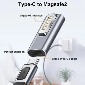 Magnetinio USB C Adapteris, Skirtas Apple Mag saugus 2 