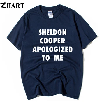 Medvilnės Berniukas, Vyras Trumpas Rankovės Marškinėliai TBBT Sheldon Cooper Atsiprašyti Man Pora Drabužius Vasarą ZIIART