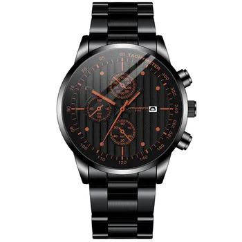 Men Waterproof Watch Simple Black Blue Gold Luxury Hollow Steel Mechanical Watch Wrist Clock Retro Automatic Luminous Clock Часы 137574
