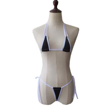 Micro bikini nustatyti 2020 m. Seksuali vientisa spalva Hemming String Nėrinių Diržas Beach spa maudymosi kostiumėliai moterims, maudymosi kostiumėlį, bikini biquini swimm kostiumas 129003