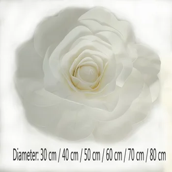 Milžinišką PE Putos, Rožių Dirbtinės Gėlės Apdailos Vestuves Fono Sienos PVC Gėlių Kolona Vestuvių Kelias Veda Rožių Gėlių 58181