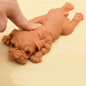 Mini Išspausti Žaislą Šuniuką Formos Tampus TPR Kūrybos Įtempių Išskleidimo Žaislas antistress Vaikams, Smagios Dovanos 116800