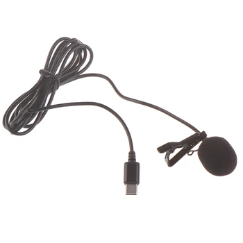Mini Mikrofonas Mic USB C Tipo C Mic Kondensatoriaus Garso Įrašymą Huawei/Xiaomi/Samsung/ 