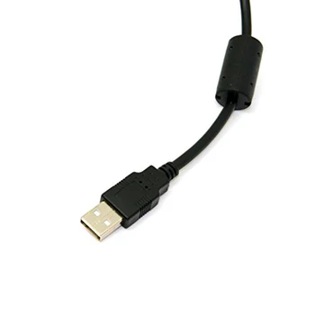 Mini USB B Tipo 5pin Vyrų Dešinę Kampu 90 Laipsnių USB 2.0 Male Duomenų Kabelis su EMI Ferito šerdimi 5 Metrų 71506