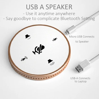 Mini USB Konferencijos Posėdyje Garsiakalbis Laptop Notebook Su Įvairiakryptė Mikrofonas Palieskite Klavišą Pelninga Garsiakalbis Didelės Apimties 170501