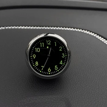Mini Šviesos Automobilių Kvarcinis Laikrodis Išskirtinį Skaitmeninis Laikrodis Universalus Kišenėje Klijuoti Ant 67JB 28623