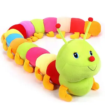 Multicolor Soft Cotton Inchworm Caterpillar Toy Kids Children Doll Pillow For Children Adult Birthday Dovanų Colorful Caterpillars 137147