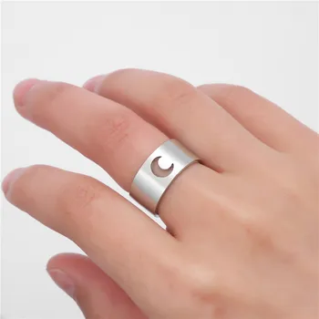 Mėnulis Pora Žiedus Moterims Atitikimo Žiedai Jam Ir Jai Žiedą Jubiliejų Žiedas Draugystės Žiedas YLQ7108 8898