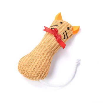 Naminių Kačių Kačiukų Pliušinis Pelės, Žiurkės Lėlės Katžolių Juokingas Interaktyvus Bite Kramtyti Žaislas 105061